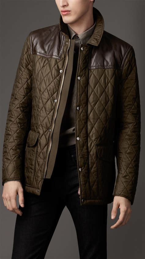 burberry quilted jacket long|burberry quilted jacket men.